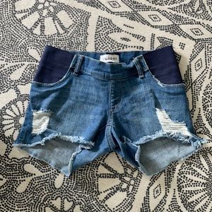 DL1961 maternity jeans shorts